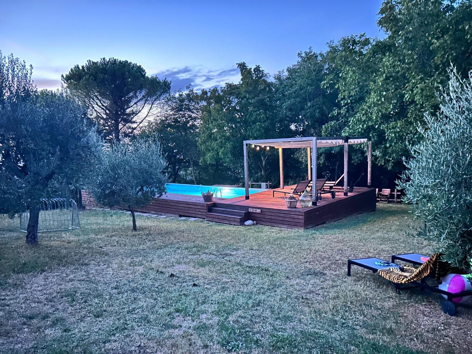 Casa Di Coraggio Villa Volterra Dış mekan fotoğraf